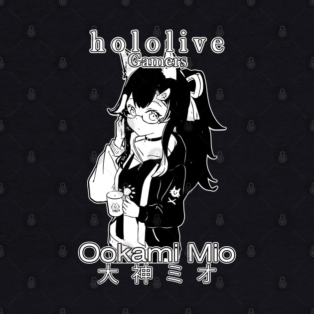 Ookami Mio Gamers Hololive by TonaPlancarte